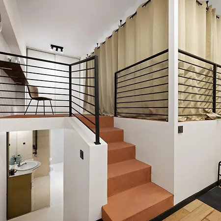 Beautiful Loft In With Terrace - Ac شقة نيس